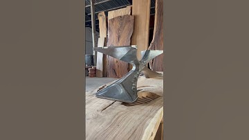 Custom Made Table Base in Stainless Steel #custom #art #master