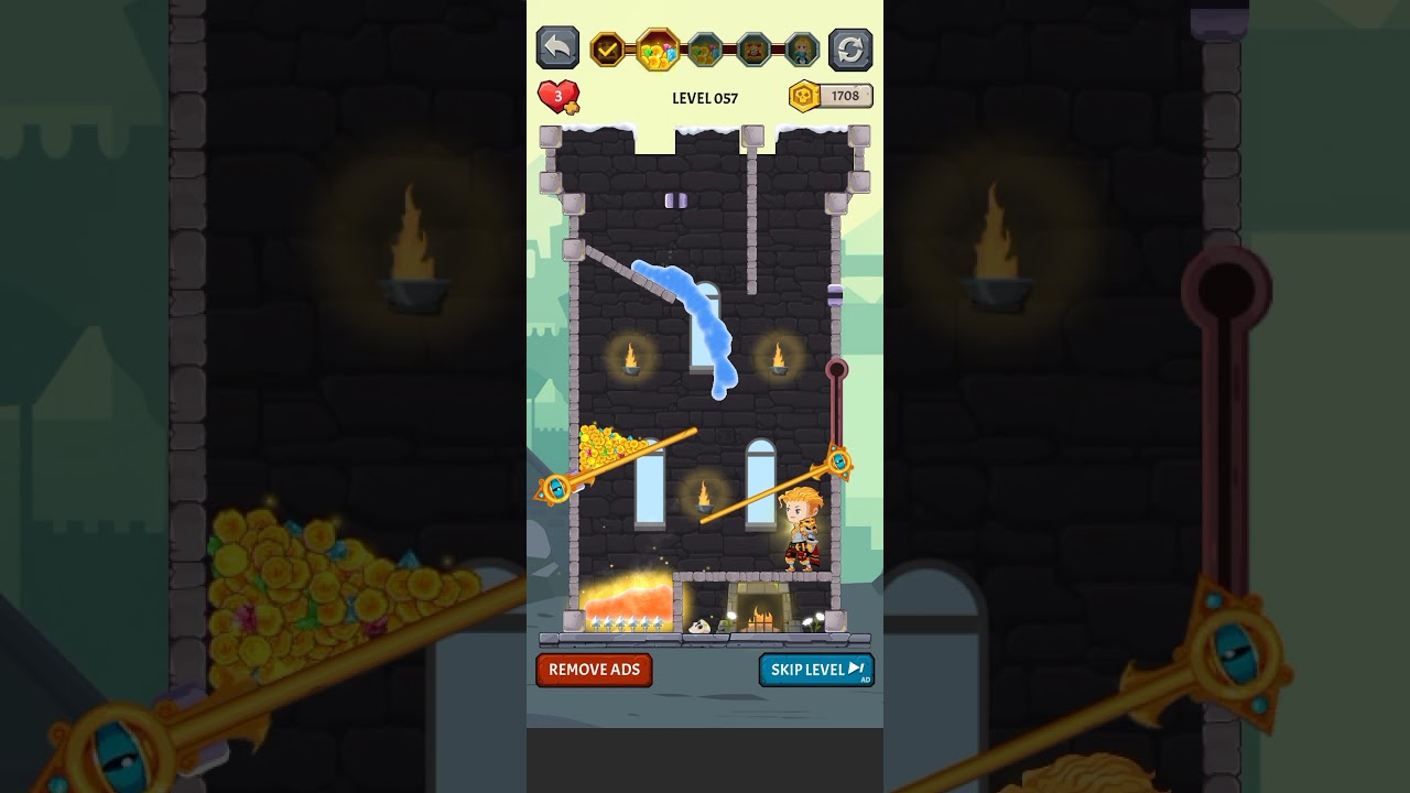 How To Loot _ PinPull & Hero Rescue Game Level 57