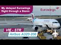 TRIP REPORT | Eurowings EW2755 | Vienna - Stuttgart | Airbus A320-200 | D-AEWO | Economy Class