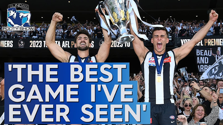 The panel unpacks the Magpies' premiership triumph in a Grand Final for the ages - Sunday Footy Show