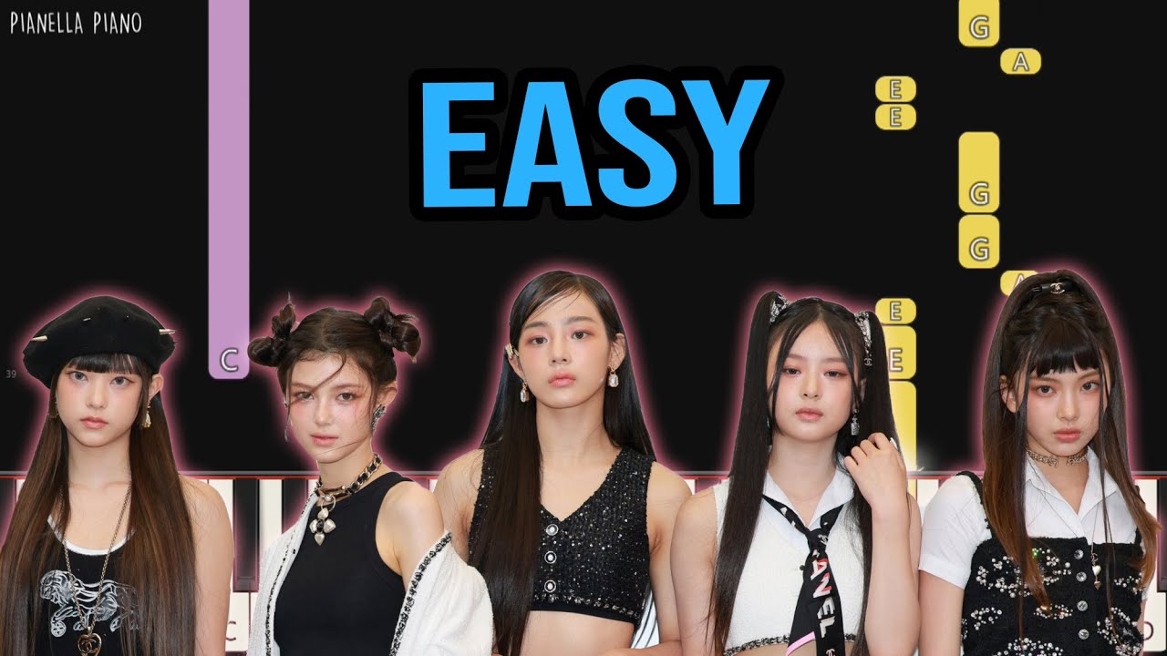 NewJeans - Cookie | EASY Piano Tutorial by Pianella Piano