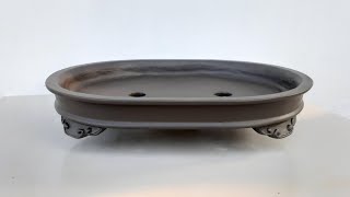 process of making oval bonsai pots