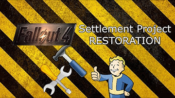 Fallout 4 - Settlement Restoration Episode 9 Starlight Drive-in Air Steel Platform
