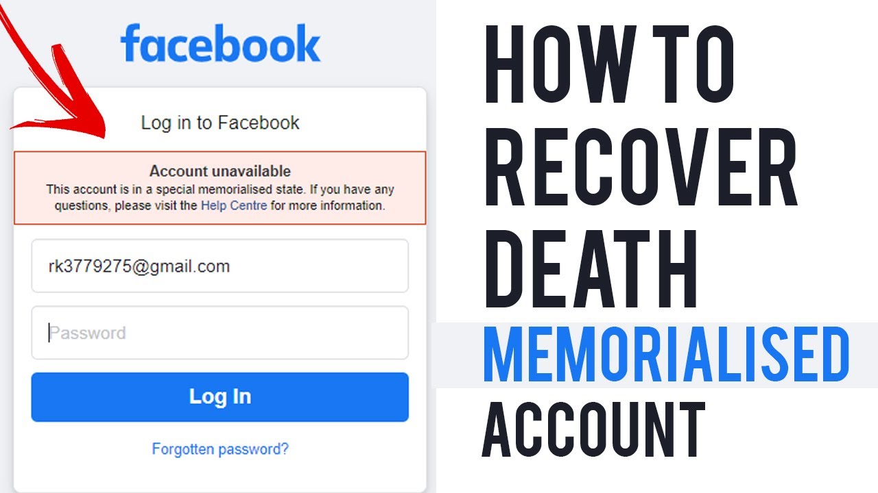 facebook report deceased
