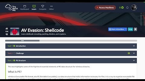 AV Evasion: Shellcode part 1 Task 1 and 3
