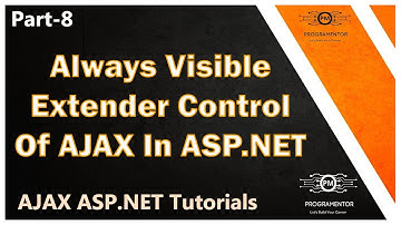08 | Always Visible Extender Control In AJAX In ASP.NET | AJAX ASP.NET Tutorials (Hindi/Urdu)