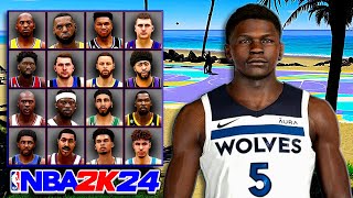NEW Anthony Edwards Face Creation in NBA 2k24!