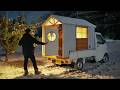 Snow Camping in My Kei Truck Camper | The 100K Silver Play Button