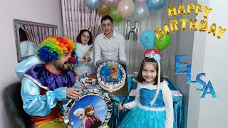 Zeynep Hi̇ranur Süpri̇z Elsa Konseptli̇ Doğum Günücadi Teyzeنواف يتحكم في لانا وماتقول لا