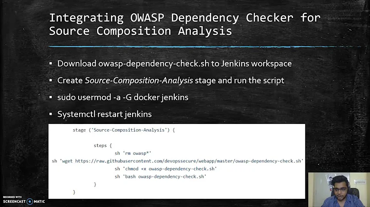 DEVSECOPS#11  Source Composition Analysis in Pipeline using OWASP Dependency Checker