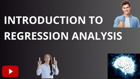 INTRODUCTION TO REGRESSION ANALYSIS || MACHINE LEARNING || ARTIFICIAL INTELLIGENCE