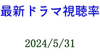 Believe 視聴率上昇！リベンジ 視聴率下降！2024年5月31日付☆ドラマ視聴率速報！