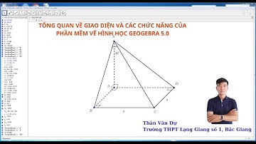 TỔNG QUAN VỀ GIAO DIỆN VÀ CÁC CHỨC NĂNG CỦA PHẦN MỀM VẼ HÌNH HỌC GEOGEBRA 5 0