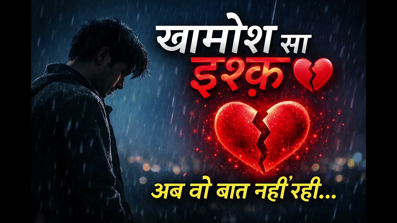 खामोश सा इश्क़ 💔 | Heart Touching Sad Song 2026 | Emotional Hindi Love Song | New Breakup Song