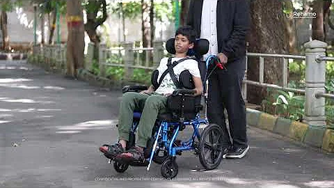 Rehamo Customizable CP Wheelchair for Cerebral Palsy, Muscular Dystrophy, Spinal Cord/Brain Injury