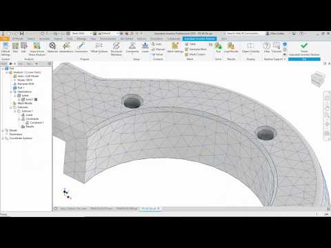 Product Simulation in Inventor Nastran: Preparing a CAD Model for FEA