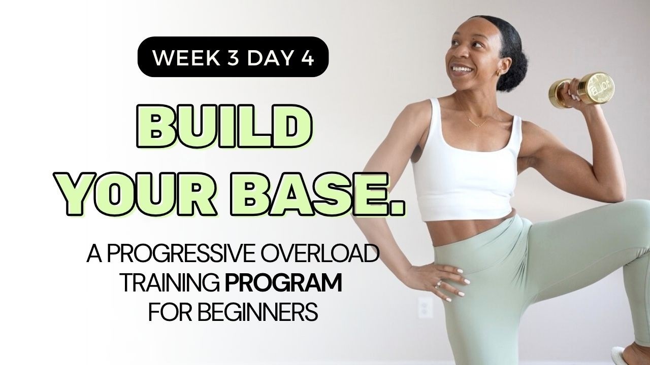 BUILD YOUR BASE: CORE: A Progressive Overload Strength Program 💪🏽 Week 3 Day 4