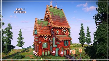 [MINECRAFT]🍂FANTASY STEAMPUNK HOUSE FOR SURVIVAL || PART 1