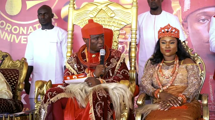 HIS MAJESTY OGIAME ATUWATSE III , CFR THE OLU OF WARRI VISITS KABOWEI KINGDOM