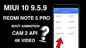 MIUI 10 9.5.9 in Redmi Note 5 Pro