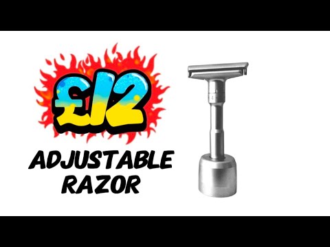 ⁣The Shave Factory, Premium Adjustable Safety Razor.