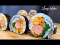 HOW TO MAKE KOREAN GIMBAP | CÁCH LÀM CƠM CUỘN RONG BIỂN | CÁCH LÀM GIMBAP | LUMY KITCHEN