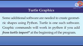 Standard 10 IT Lesson 4 Part 1 Python Graphics