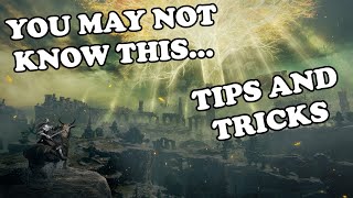 Elden Ring Beginner Tips And Tricks I Wish I Knew From The Start