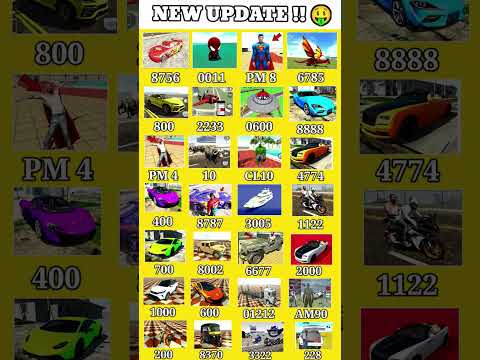 All Real Cheat Code 🤑✅In Indian Bike Driving 3D New Update #shorts #youtubeshorts