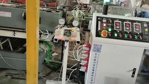 HDPE Double wall corrugated pipe 200 mm machine running stable in customer factory