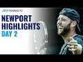 Sock Returns After Long Hiatus; Karlovic, Sandgren in Action | Newport Day 2 Highlights