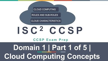 ISC2 CCSP Domain 1 | Part 1 of 5 | Cloud Concepts, Architecture and Design | Training | Easy Concept
