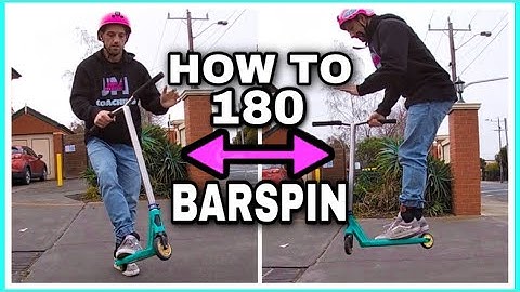 HOW TO 180 BARSPIN TUTORIAL SCOOTER