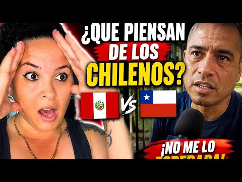 Así ven los PERUANOS a los CHILENOS 😳😳!!! No me lo ESPERABA 😱😱🇨🇱🇵🇪