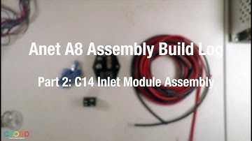 Anet A8 Build Log - C14 Inlet Module Plug Assembly