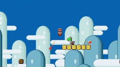 New Super Mario Bros. X (NSMBX, Super Mario ReInvent) v1.0 (Patch 2) - SMB World 1-1 (SMW Styled)