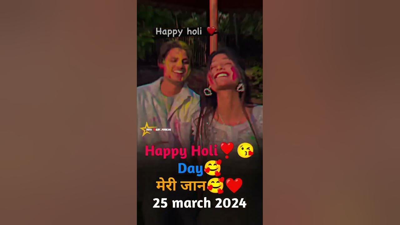 happy holi shyari in advance