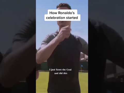 How Ronaldo's celebration started #shorts