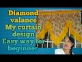 Paano gawin maiksi curtina diamond curtain easy way for beginner, lagring fajilgo