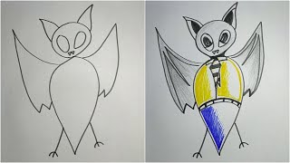 Drawing Ideas for Kids Learn How to Draw an Adorable Monkey Bat Step by Step