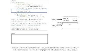 Creating multiple coffee orders and changing attributes; ch 11, video 5