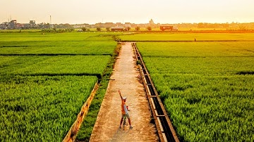 DJI Mavic Mini drone follow me mode by Litchi app | Cycling around our village | Vlog by Meigo Märk