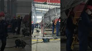 Production line of compactor garbage truck