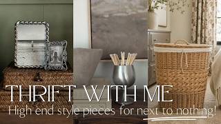 Thrift With Me High End Style Home Decor Finds On A Budget