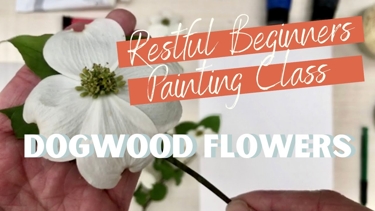 HOW TO PAINT FLOWERS FROM LIFE Easy beginners painting lesson on