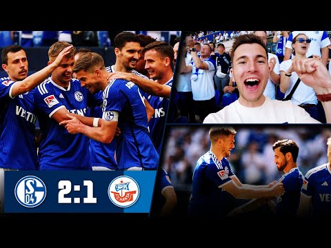 SCHALKE vs ROSTOCK 2:1 Stadion Vlog 🔥 Emotionaler Heimsieg! Abschied von Terodde, Asamoah & Latza!
