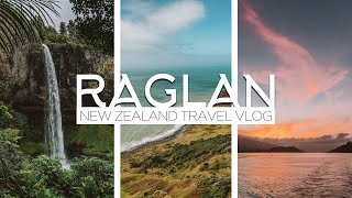 RAGLAN, WAIKATO: BRIDAL VEIL FALLS, TE TOTO GORGE, NGARUNUI BEACH, SUNSET CRUISE