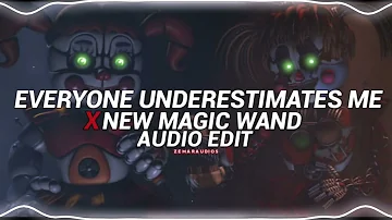 everyone underestimates me x new magic wand - tyler the creator & happy frog [edit audio]