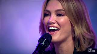 Delta Goodrem performing Solid Gold on Sunrise - 9th October 2020