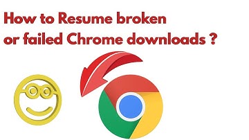 How to resume failed chrome downloads
